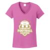 Ladies Heavy Cotton™ 100% Cotton V-Neck T-Shirt Thumbnail