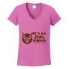 Ladies Heavy Cotton™ 100% Cotton V-Neck T-Shirt Thumbnail