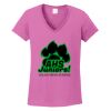 Ladies Heavy Cotton™ 100% Cotton V-Neck T-Shirt Thumbnail