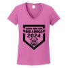 Ladies Heavy Cotton™ 100% Cotton V-Neck T-Shirt Thumbnail