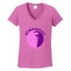 Ladies Heavy Cotton™ 100% Cotton V-Neck T-Shirt Thumbnail