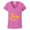 Ladies Heavy Cotton™ 100% Cotton V-Neck T-Shirt Thumbnail