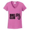 Ladies Heavy Cotton™ 100% Cotton V-Neck T-Shirt Thumbnail