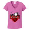 Ladies Heavy Cotton™ 100% Cotton V-Neck T-Shirt Thumbnail