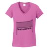 Ladies Heavy Cotton™ 100% Cotton V-Neck T-Shirt Thumbnail