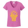 Ladies Heavy Cotton™ 100% Cotton V-Neck T-Shirt Thumbnail