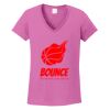 Ladies Heavy Cotton™ 100% Cotton V-Neck T-Shirt Thumbnail