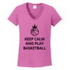 Ladies Heavy Cotton™ 100% Cotton V-Neck T-Shirt Thumbnail