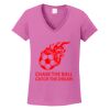 Ladies Heavy Cotton™ 100% Cotton V-Neck T-Shirt Thumbnail