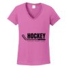 Ladies Heavy Cotton™ 100% Cotton V-Neck T-Shirt Thumbnail