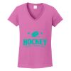 Ladies Heavy Cotton™ 100% Cotton V-Neck T-Shirt Thumbnail