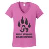 Ladies Heavy Cotton™ 100% Cotton V-Neck T-Shirt Thumbnail