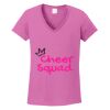 Ladies Heavy Cotton™ 100% Cotton V-Neck T-Shirt Thumbnail