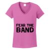 Ladies Heavy Cotton™ 100% Cotton V-Neck T-Shirt Thumbnail