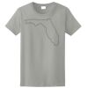 Ladies Ultra Cotton ® 100% Cotton T Shirt Thumbnail